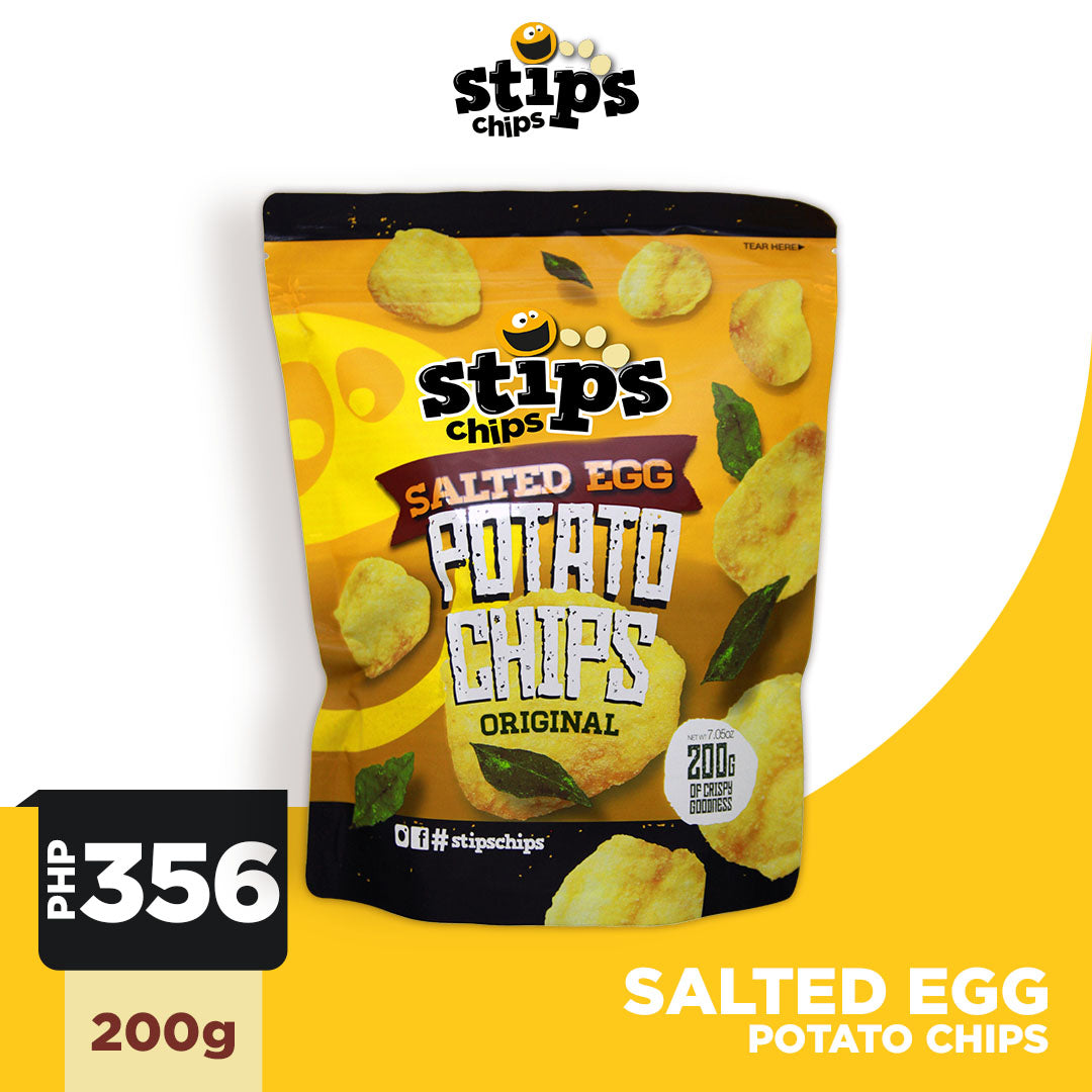 Stip's Chips Salted Egg Potato Chips Original 200g