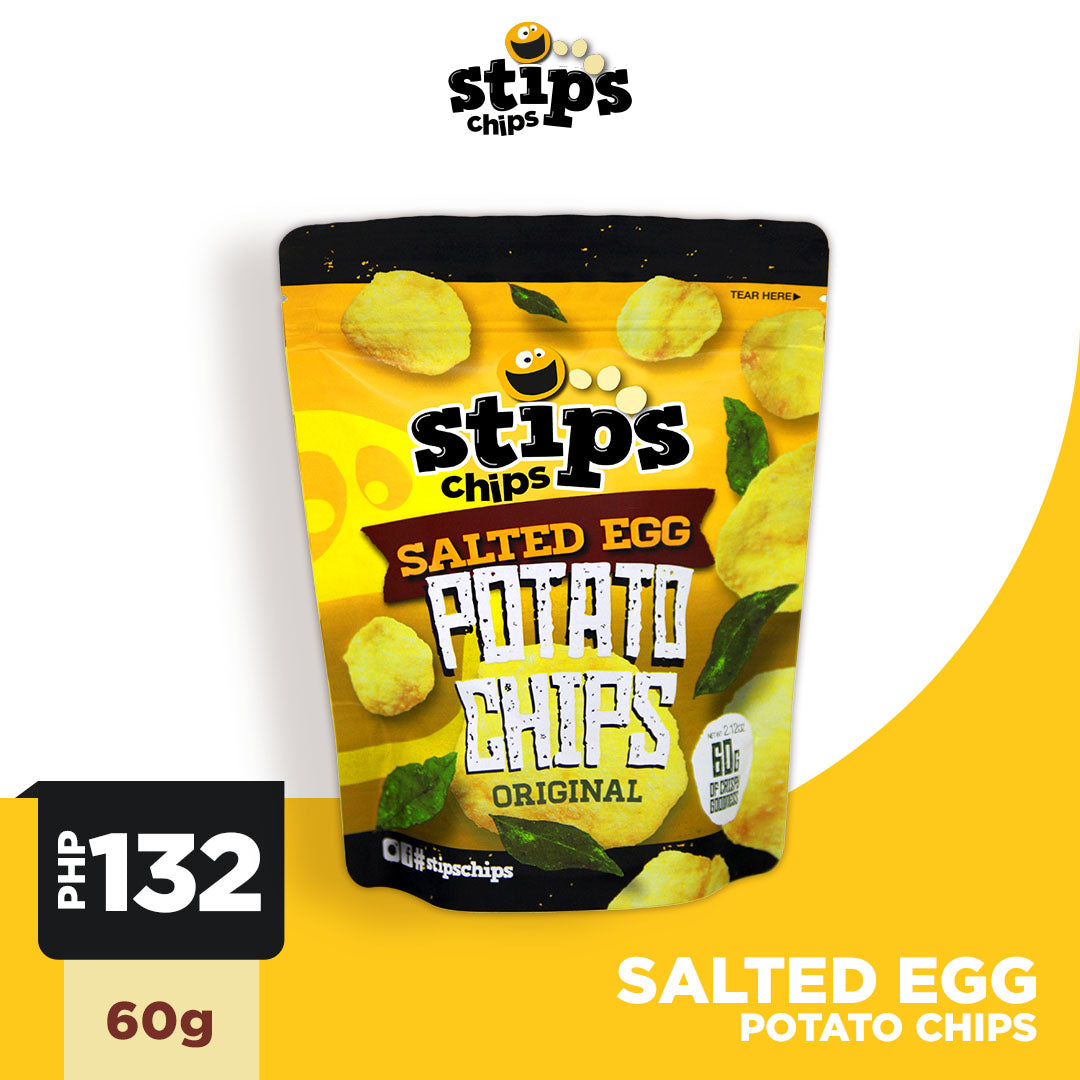 Stip's Chips Salted Egg Potato Chips Original 60g