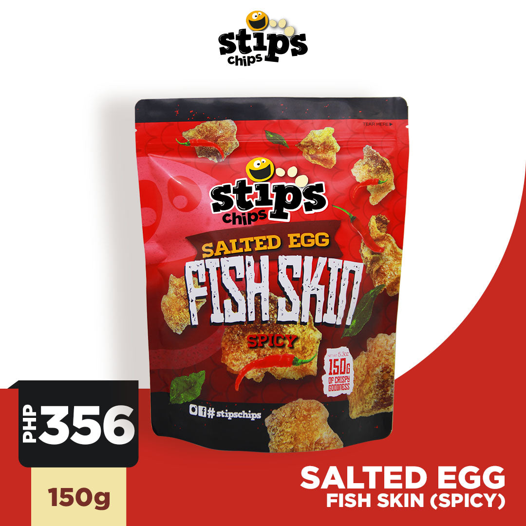 Stip's Chips Salted Egg Fish Skin Spicy 150g