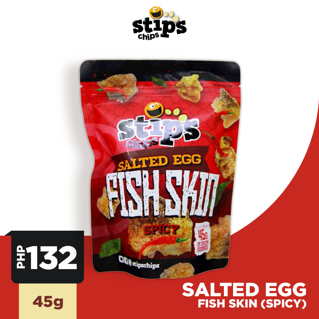 Stip's Chips Salted Egg Fish Skin Spicy 45g