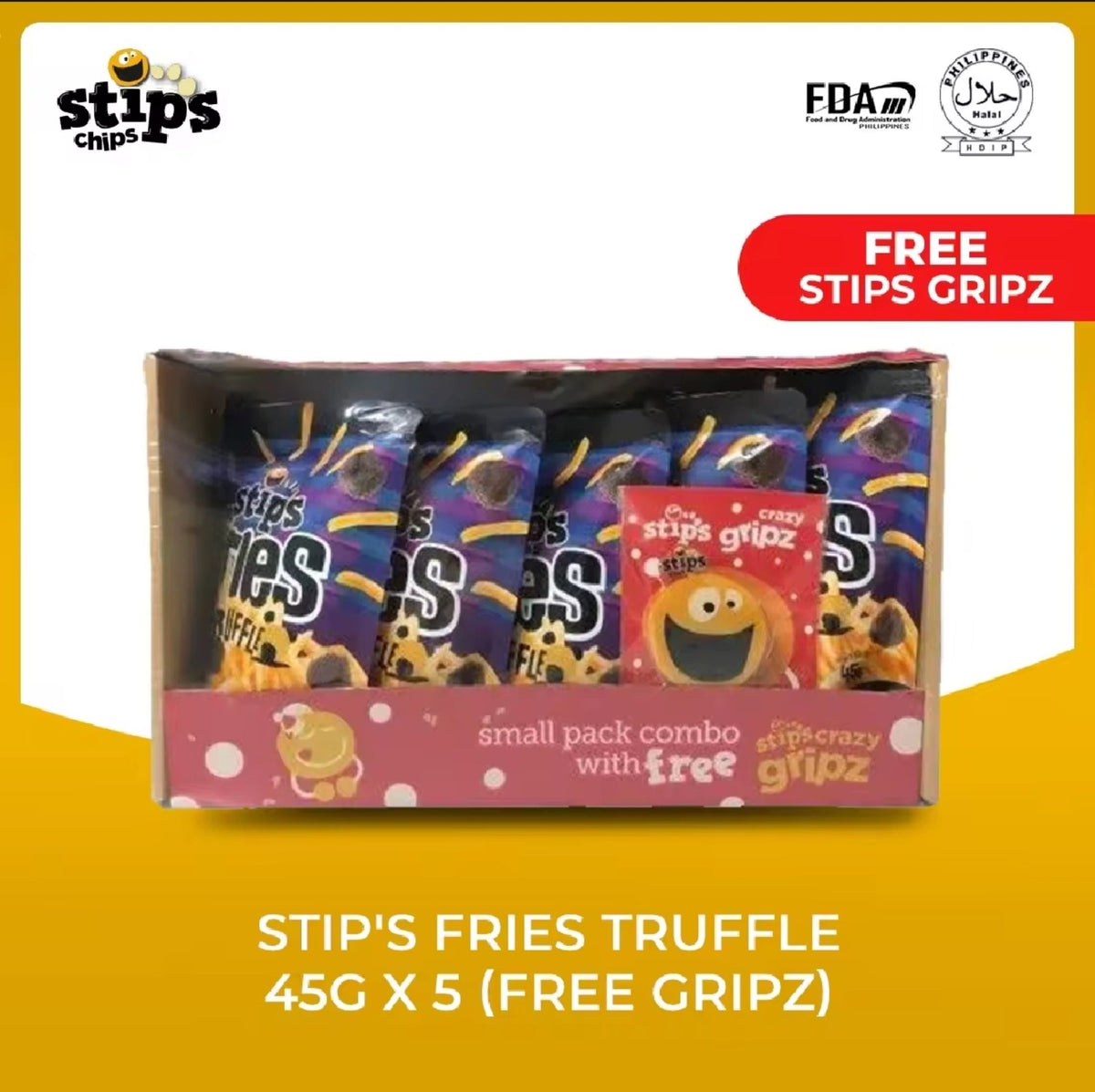 Stip's Truffle Fries Bundle 45G x 5