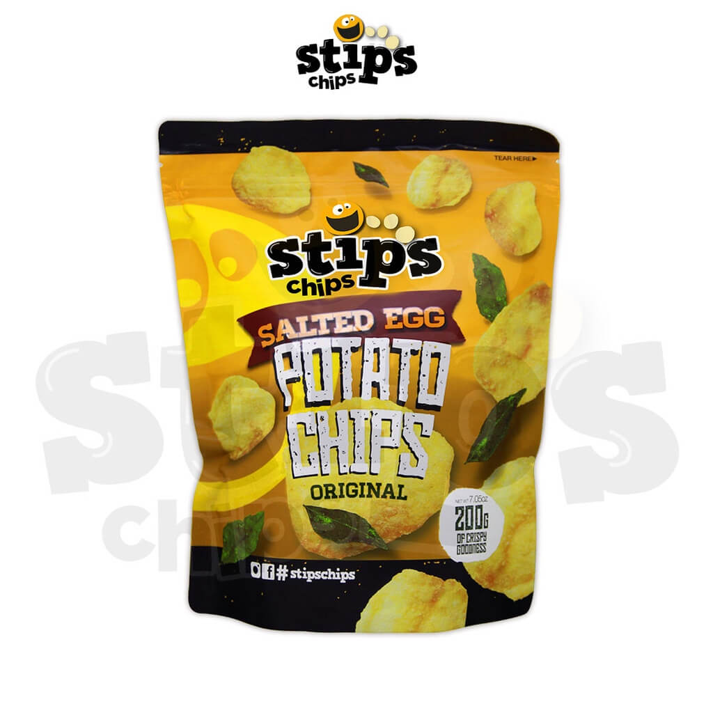 Stip's Chips Salted Egg Potato Chips Original 200g